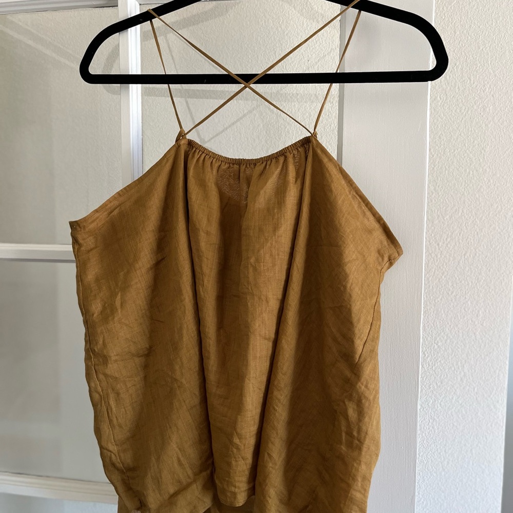 Banana Republic Tan Backless Camisole Top